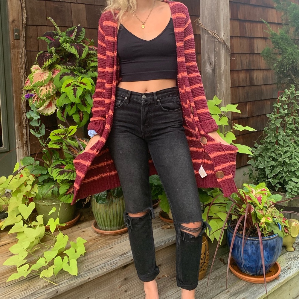 Free People Long Sweater